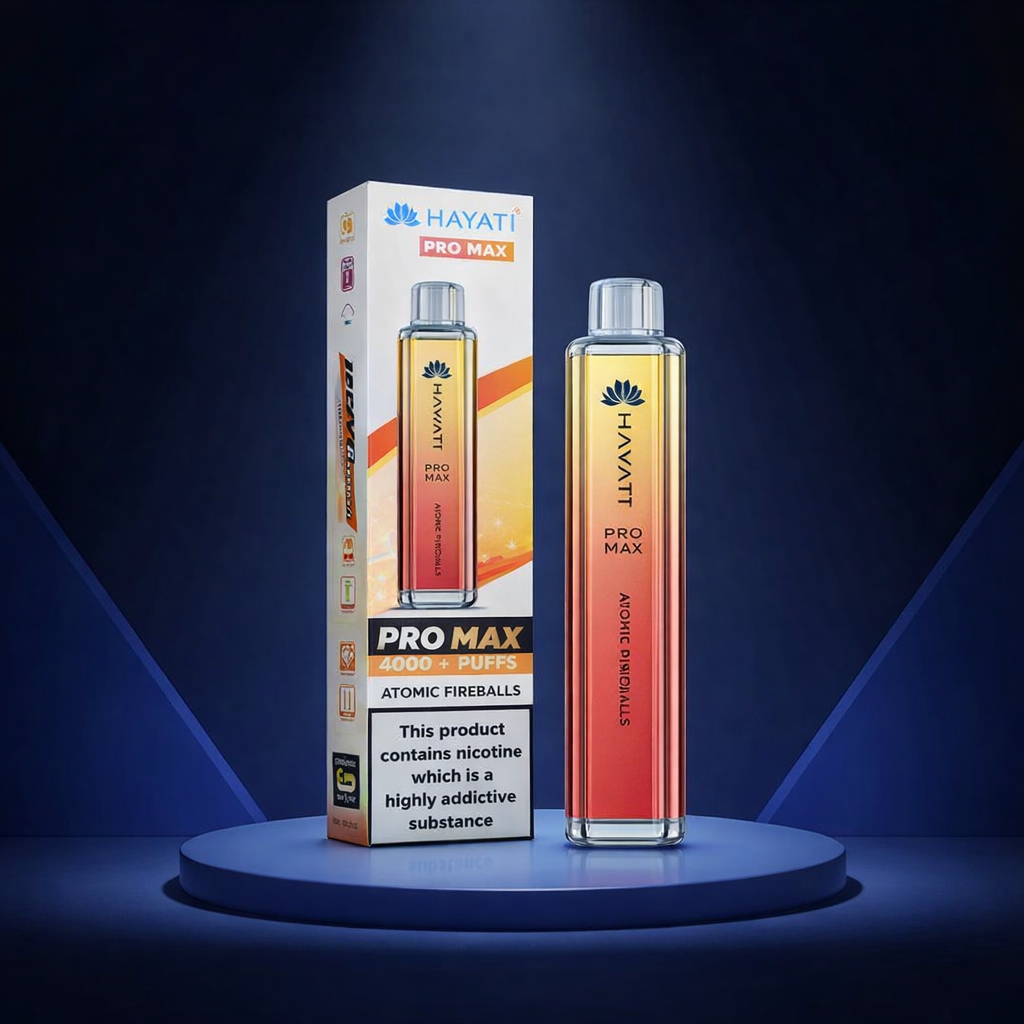 Hayati Pro Max 4000 España - vaper desechable, sabores vaper, 4000 caladas