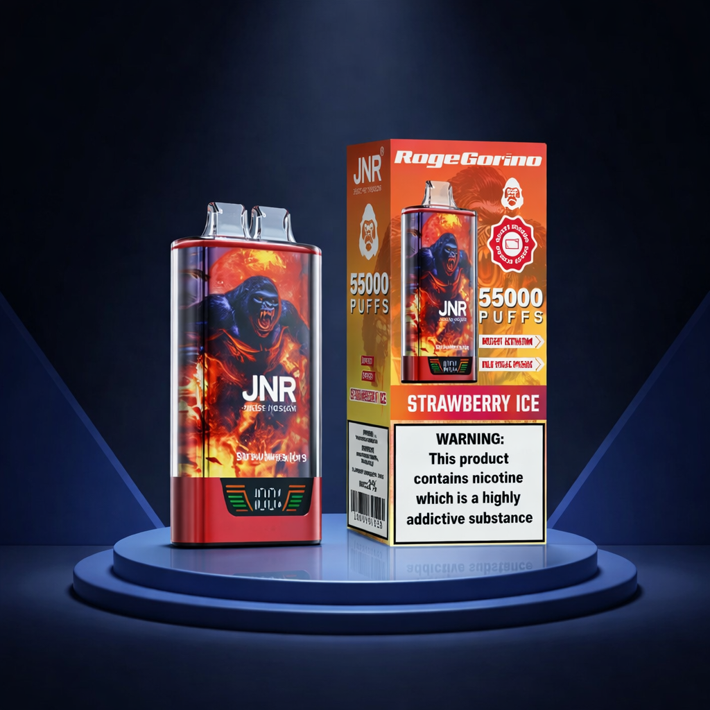 JNR RageGorilla 55K España - vaper desechable con nicotina, muchas caladas, 55000 caladas