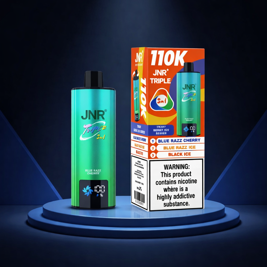 JNR Triple 3 en 1 110K España - vaper con nicotina, sabores vaper, muchas caladas, 110000 caladas