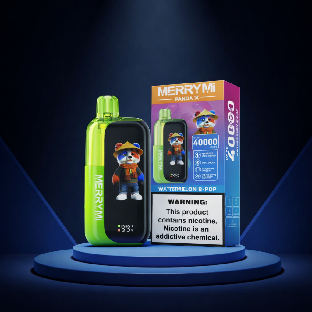 MerryMi Panda X 40K España - vaper desechable con nicotina, 40000 caladas, mejores vapers desechables